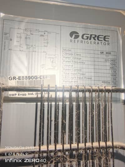 Gree Refrigrator for sale