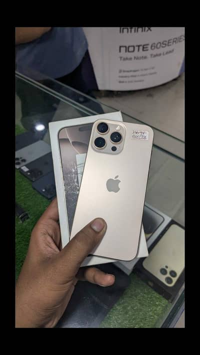 16PROMAX 256GB JV DESERT TITANIUM WITH BOX