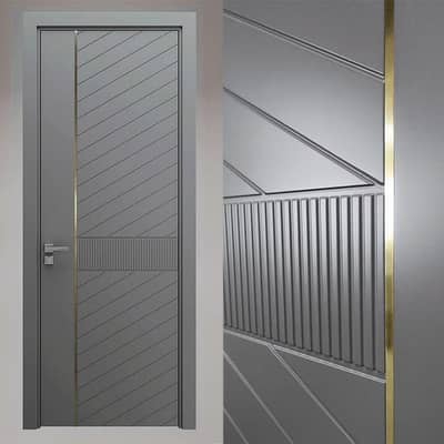 WPC Water Proof, Termite Proof Modern Doors (8mm)