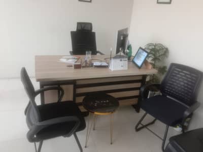 Executive Office Table with Chairs – Modern Office Furniture Set