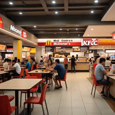 194 Sqft Food Court Floor Shop in Dubai Twin Towers Al-Kabir Town Phase-2 Downtown