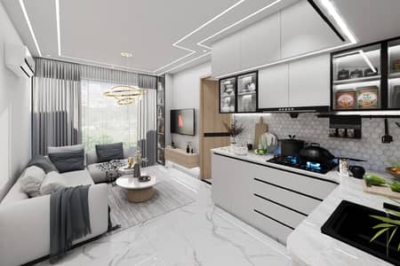 431 Sqft 1-Bed Apartment In Skyline Boulevard Mall Al-Kabir Town Phase 2