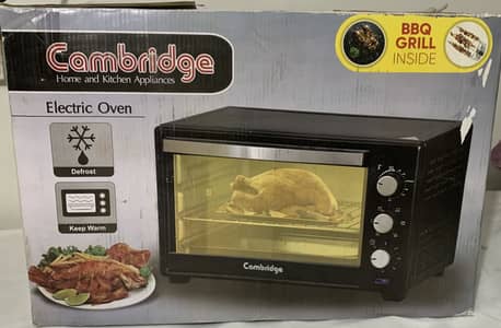 Cambridge Electric Oven (Roast, Grill, Bake ) 12 in 1 with BBQ Grill