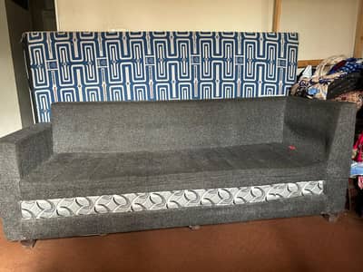 3 searter sofa set with 3 storage stools