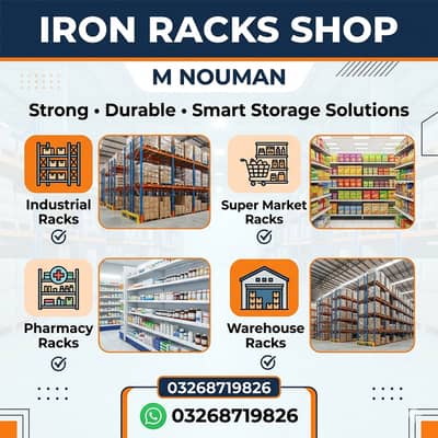 Wall Rack / Store Rack/ Gondola rack / Cash Counter / shopping trolley