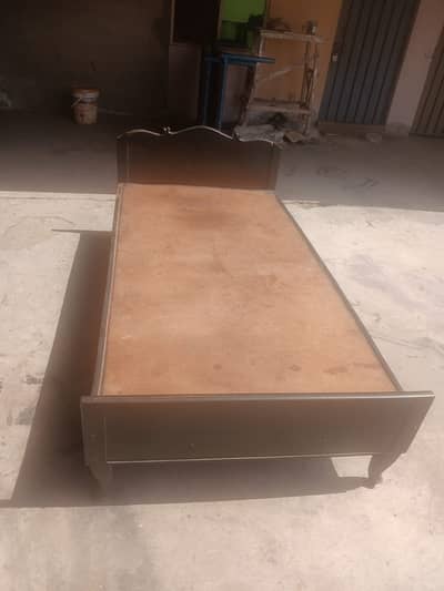 Single bed with best price made of entirely Sheshum Wood 2x available