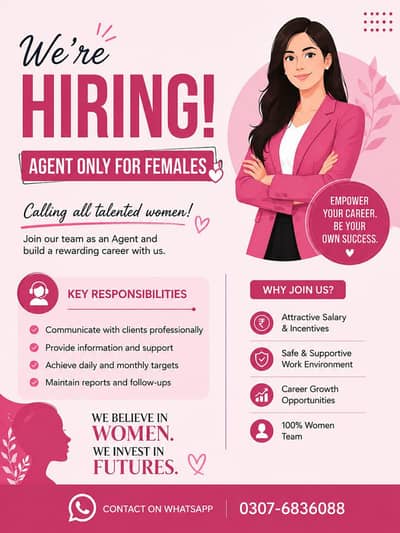 female hiring agent