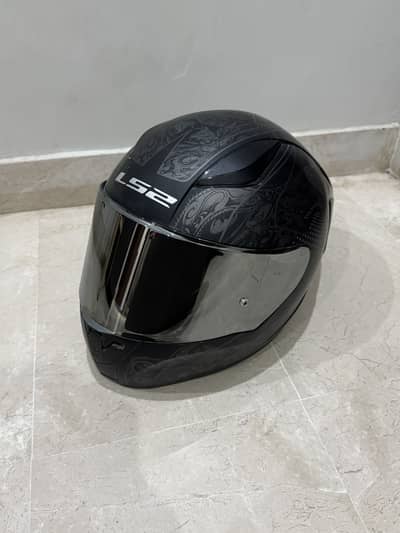 LS2 Rapid 2 - Crypt | Spoiler + Silver Visor | Size L