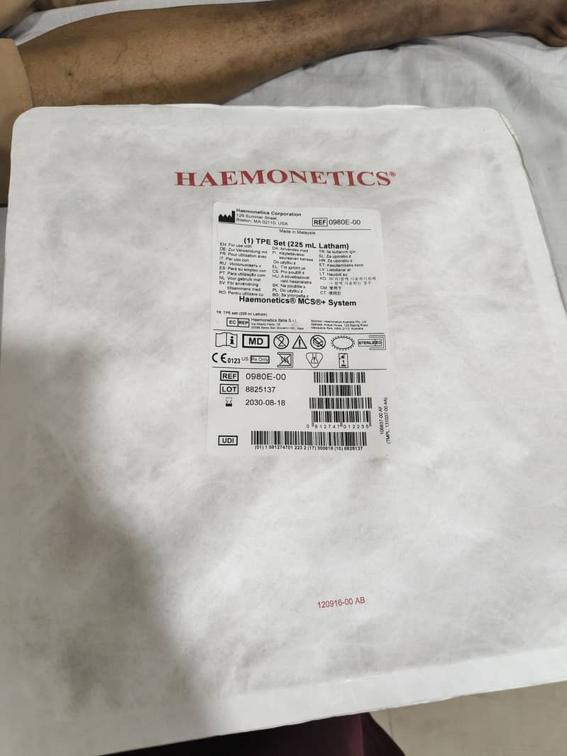 Haemonetics Kit 1