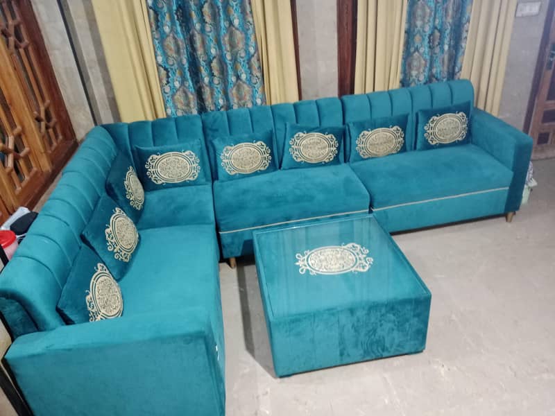 L Shaped sofa 1