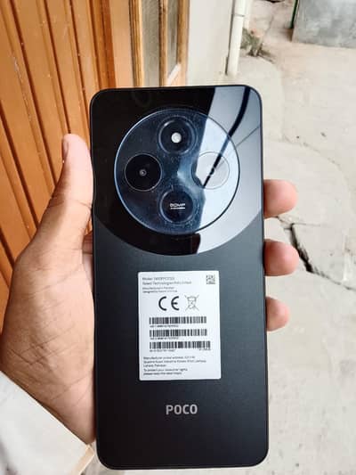 POCO C75 MOBILE FOR SALE  WITH BOX AND ORIGINAL CHARGER