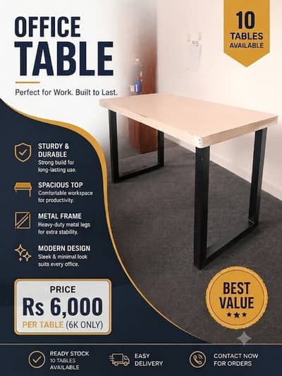 Office Table | Luxury Office Table | Wooden Office Table for Sale
