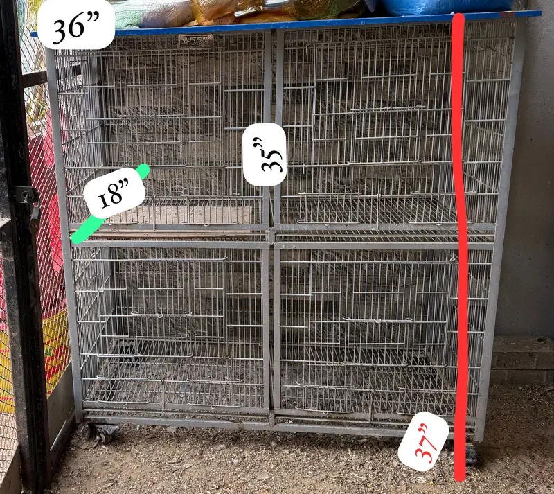 big cage/iron cage/4 portion cage /birds cage/pinjra/Cage/metal cage — photo 8