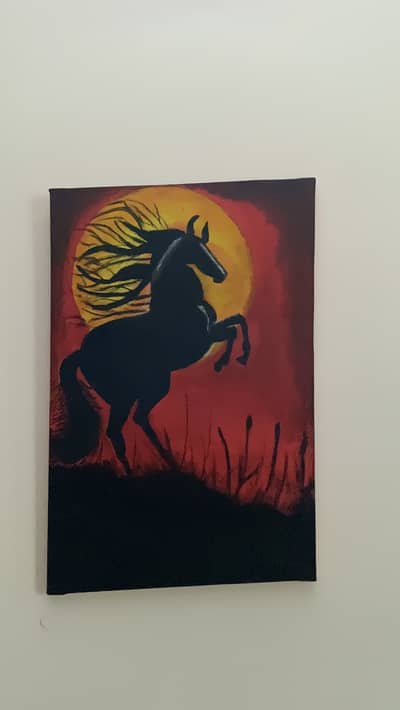 horse beautiful painting