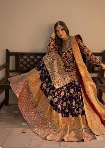 haseens official party dress embroidered
