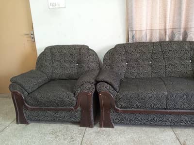 7-Seater Sofa Set (3+2+1+1) – Good Condition