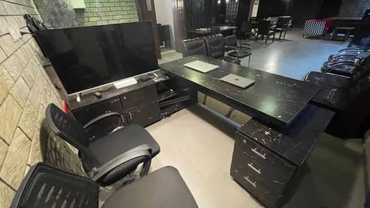LARGE OFFICE DESK TABLE CEO MANAGER WORKSTATION PREMIUM FURNITURE WORK