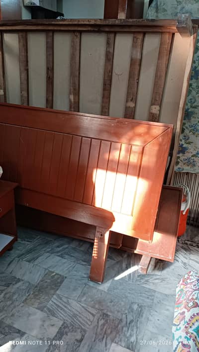 Bed and Dressing table