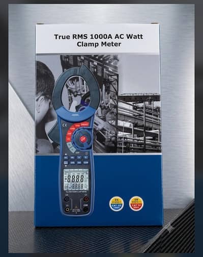 True RMS 1000A AC Watt Clamp Meter Clamp Meter