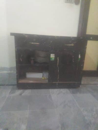 wooden iron stand
