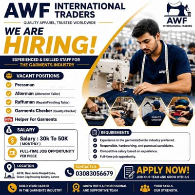 AWF International Traders *Hiring*