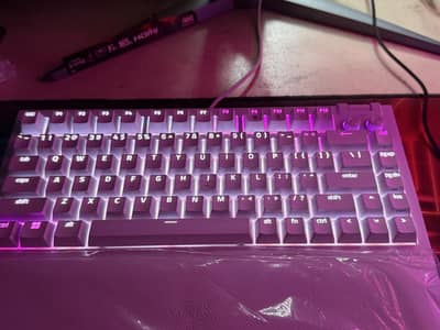 Razer blackwidow v4 75% white for sale