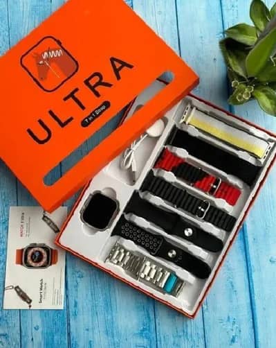 Ultra Smart Watch 7-in-1 Strap Set