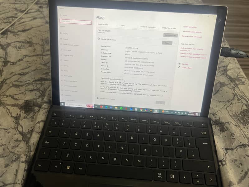 Surface pro 6 2
