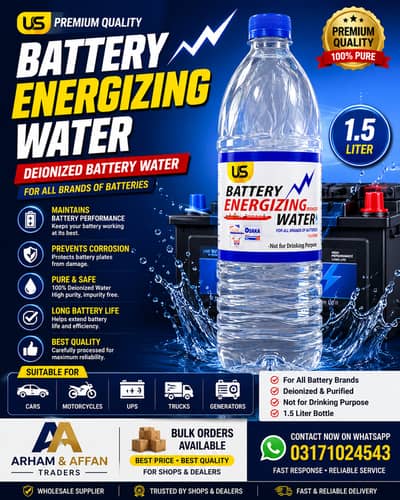 Battery Water – Sale Per Carton (CTN) | Wholesale Price