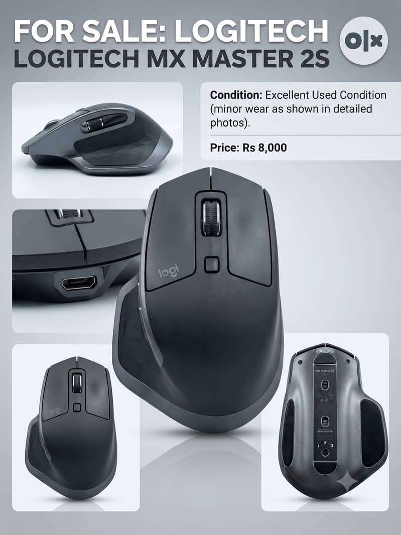 Logitech MX Master 2S Wireless Mouse 0