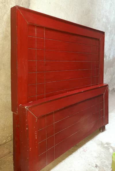 Brown Single Bed