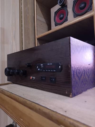 Home amplifier 2.1 channel 15 ampere pure copper transformer built in