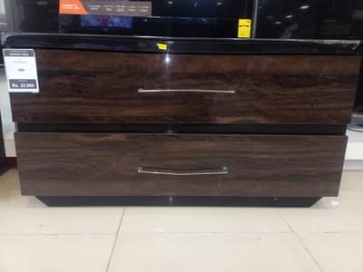 Wooden TV Console / TV Table - 2 Drawer Storage - Excellent Condition