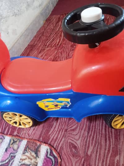 Red colored kids car