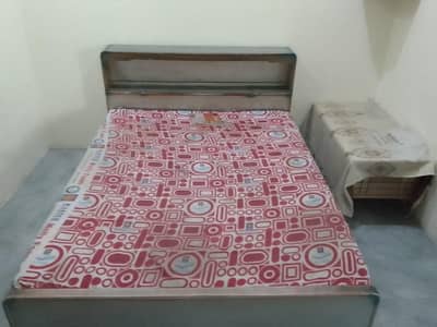 Double Bed + Master Molty Foam Mattress | Shelf Headboard | Rawalpindi