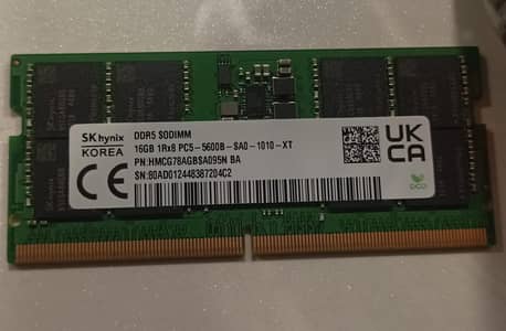16GB DDR5 RAM 5600Mhz Samsung Brand
