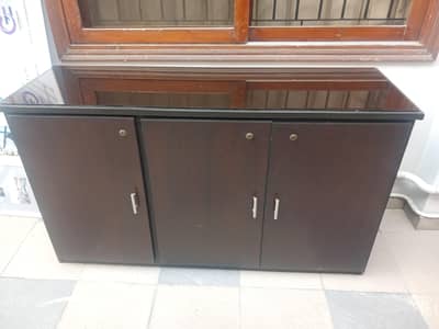 Three door office cabinet