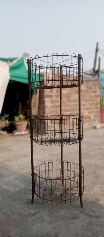 Kitchen 3 Round Basket Stand / Kitchen Rack / Sabzi ke liye