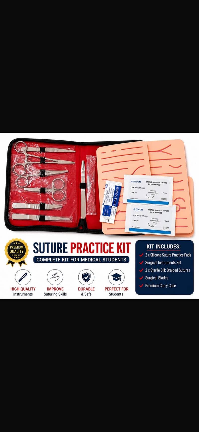 Suture practice kit 0