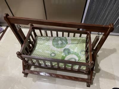 Wooden cradle