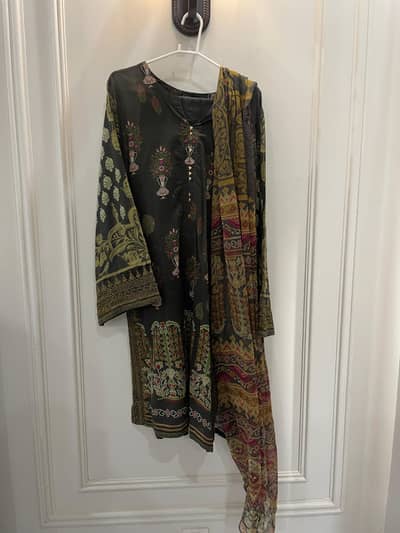 beautiful embroidered dress