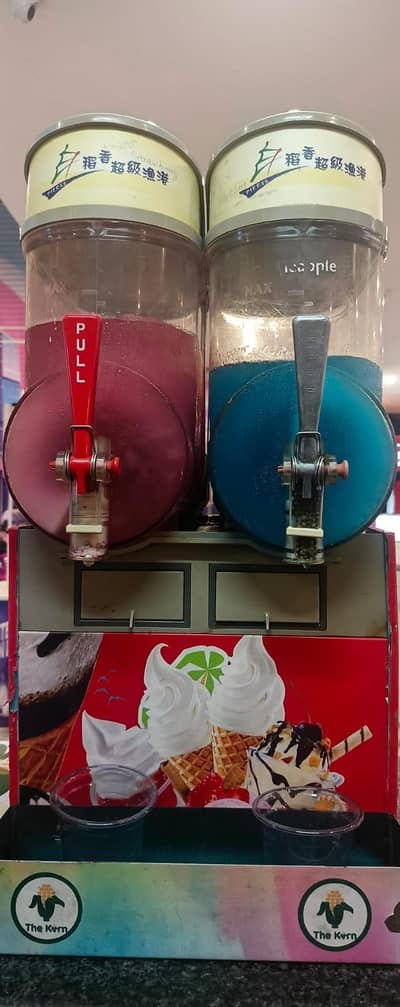 Working condition slush machine
