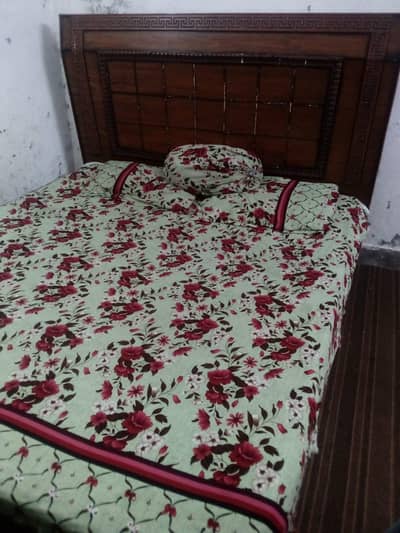 Wooden bed
