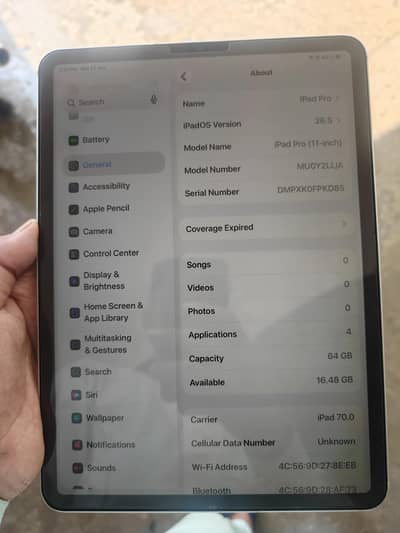 Ipad Pro 2018 original condition (Pubg 120 fps)