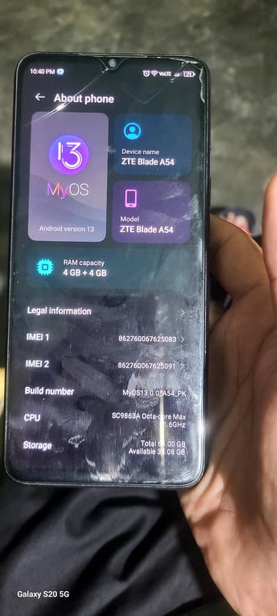 Zte Blade A54 4+4/64