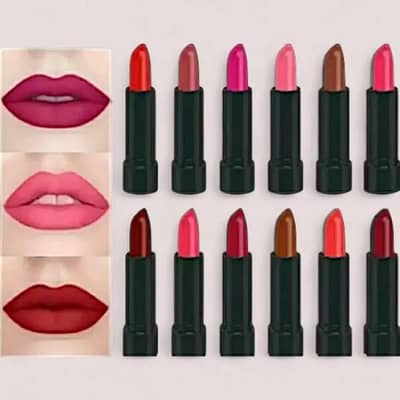 Pack of 6 lipstick