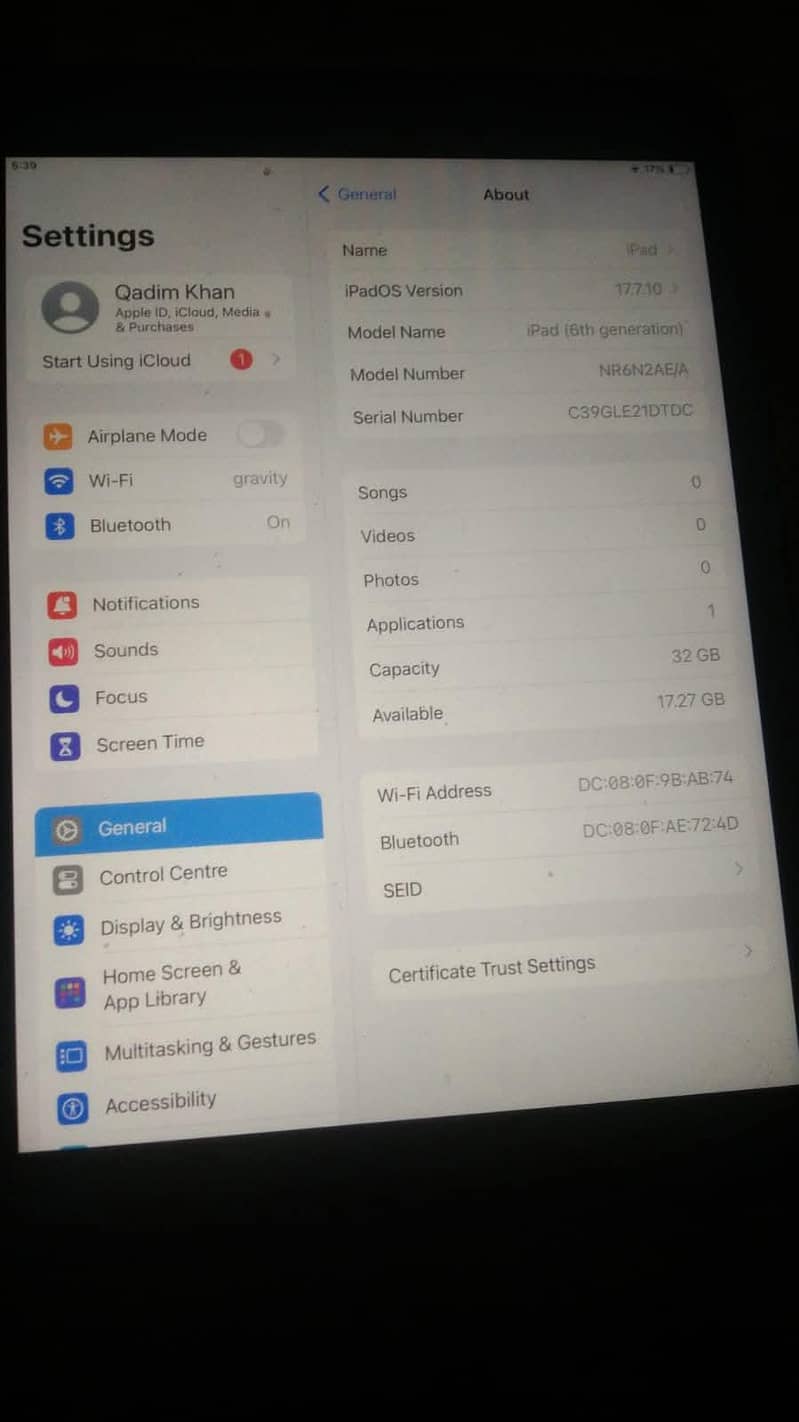 ipad 6 generation 3