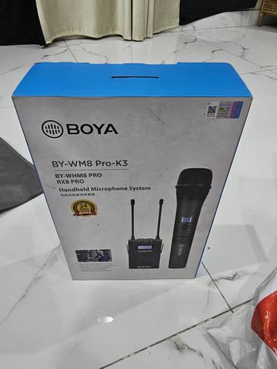 BOYA BY-WM8 Pro-K3 Wireless Handheld Microphone System | Box Pack