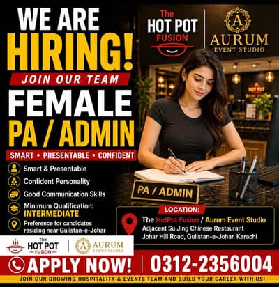 PA/Reception (female)
