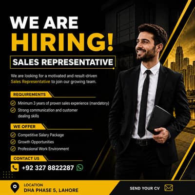 Sales Executive Required in Lahore | Apply Now